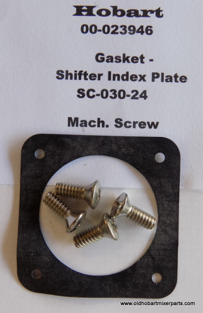 Hobart-A120-A200 00-023946 Gasket-Shifter Index Plate  SC-030-24-Mach. Screws